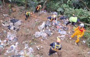 同犯罪集團所為 月世界又見棄置廢棄物