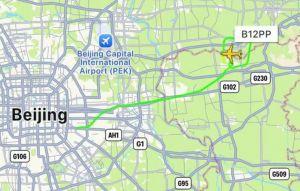 輕航機撞北京「第1高樓」 飛航軌跡曝光了