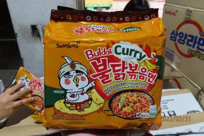 韓國火雞麵農藥違規 依規退運或銷毀