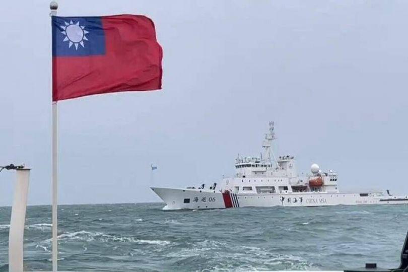 中國船團侵門踏戶 海警船、公務船擾金門