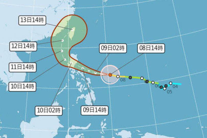 明午變天！鳳凰11/10發海警  中部登陸機率大增