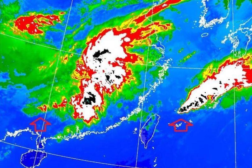 煙囪雲現形！鄭明典揭強降雨前兆