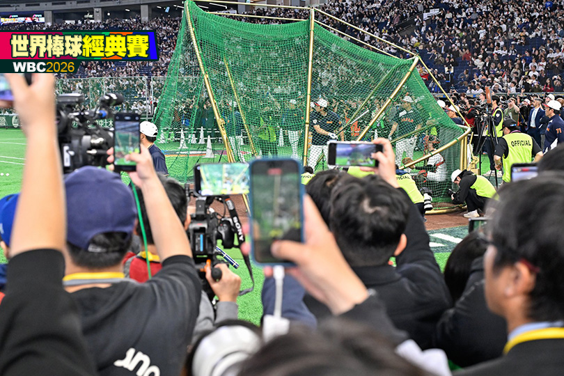 大谷賽前練打轟「超特大號彈」東京巨蛋球迷嚇壞了