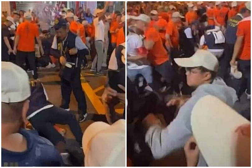 3年零暴力今破功！大甲媽遶境彰化市爆開打 3警掛彩