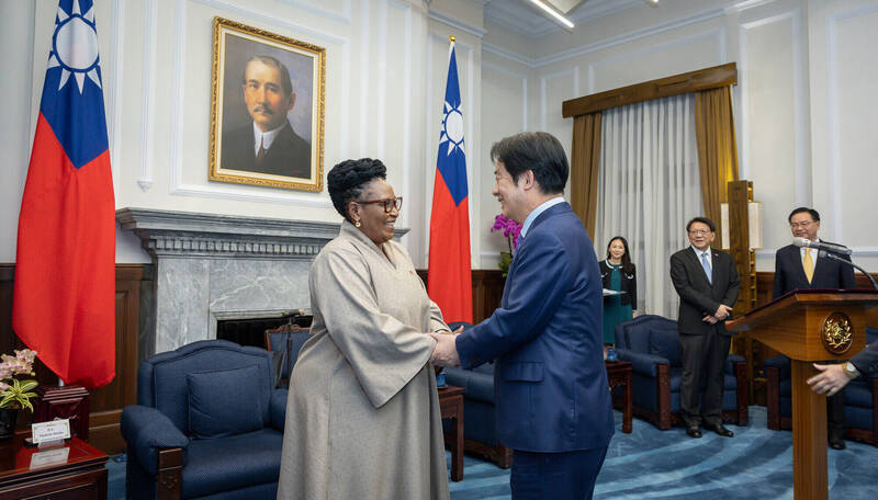 史瓦帝尼國王特使來台 賴總統：向國際傳達台史不向霸權屈服