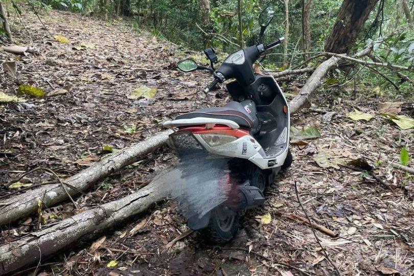 高雄廢棄登山步道 頭顱白骨散落一地
