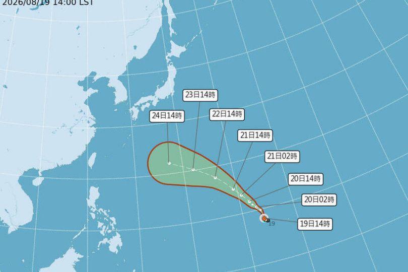 明起全台防雨彈 沙德爾恐成強颱時間曝光