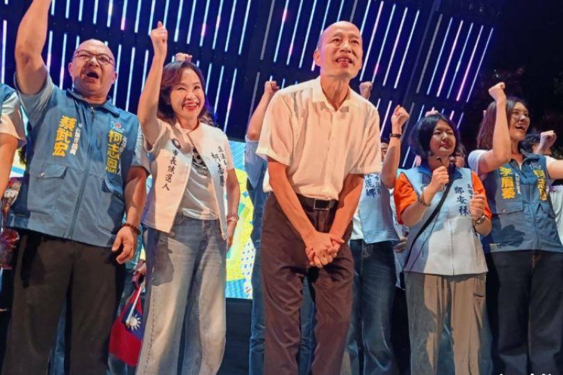 輔選柯志恩不只提愛情摩天輪 韓國瑜:蓋萬里長城