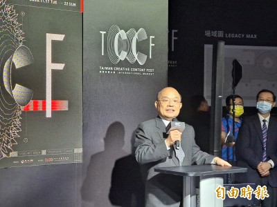 蘇揆出席文策院展會 盼感動人的故事被國際看到