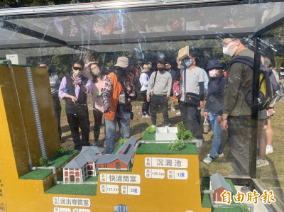 依日治時期手稿還原  台南水道裝置藝術呈現「二抽三送」原理