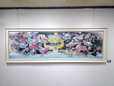重返技藝人生起源地新莊  國寶彩繪藝師莊武男「藝龍迎春」創作展登場