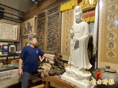 7歲拜廟就立志「刻佛」  莊鎮銘要讓佛像成為屋宅藝術品