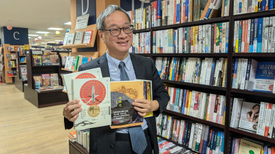 李遠參觀日本紀伊國屋 如進寶山細數台灣好書