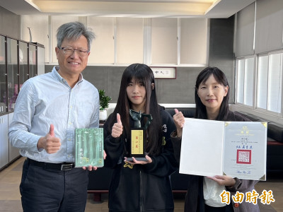用創作點亮青春 新台灣之子林宜錦摘台中文學獎高中散文桂冠