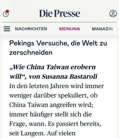 音樂大使回應奧地利主流媒體   揭北京分裂世界的陰謀全文引關注