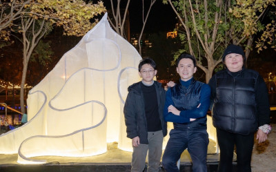 竹北光節藝術燈飾融合科技與歷史記憶 展現城市獨特地景