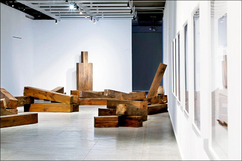 【藝術文化】莊普「摺景」經典作品展  《123木頭人》羅東首亮相