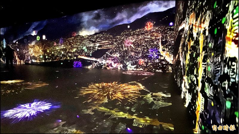 【藝術文化】許文融《臺灣風物圖》化身光影畫軸  双融域登場