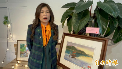 看展做公益 竹科實中水彩聯展義賣