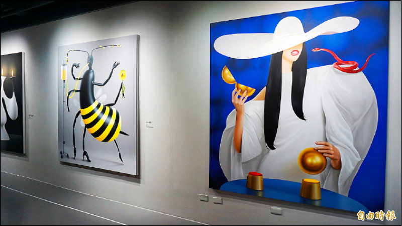 【藝術文化】奧利．艾普的小鹹點展 超現實風格吸睛