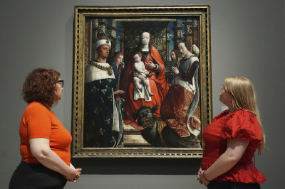 倫敦國家美術館慶200週年 神祕畫作亮相