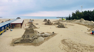 通霄沙雕藝術節7/12登場 國際沙雕展現「逍遙沙城」魅力