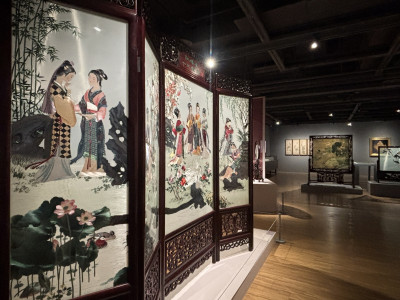 巨幅刺繡挑戰《紅樓夢》鐵粉！「12金釵命運符號」你猜得出誰是誰？