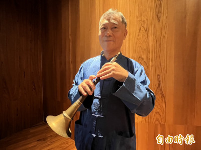 田屋北管八音團團長田文光  榮獲｢教育部藝術教育貢獻獎｣活動奉獻獎