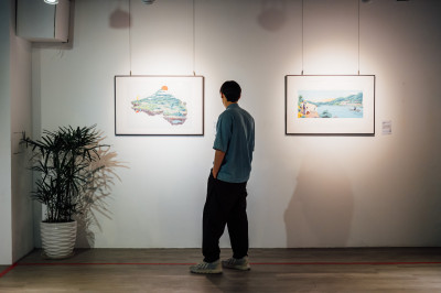島嶼來電插畫特展 金鼎獎插畫家CROTER畫出電力職人日常