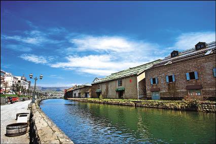 洋溢復古情懷的小樽運河。