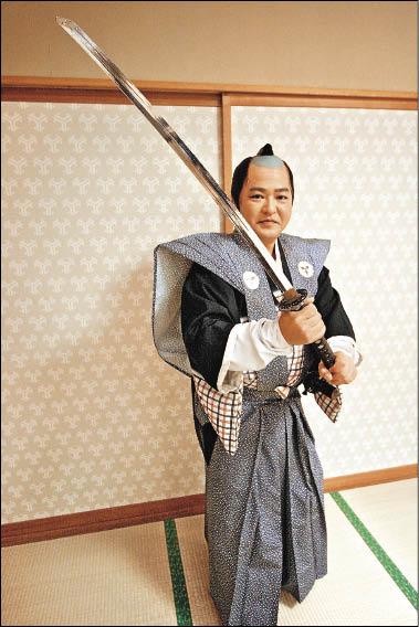 伊達時代村的所有工作人員都穿著日本江戶時代的服裝，讓人有如進入時代劇中。