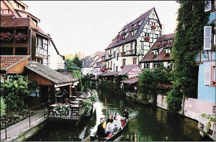 科瑪的運河風光教人陶醉。