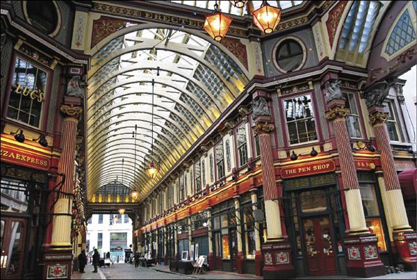 覺得很眼熟？leadenhall市場是《哈利波特》電影的場景之一。