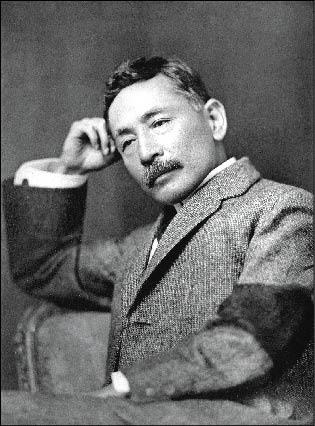 日本文學巨擘夏目漱石。