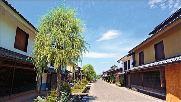 海野宿老街風景優美，氣氛寧謐溫馨。