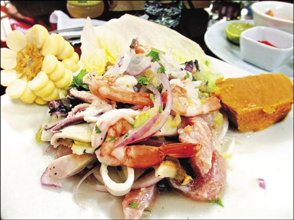 秘魯最令人垂涎三尺的名菜：檸汁醃生魚。