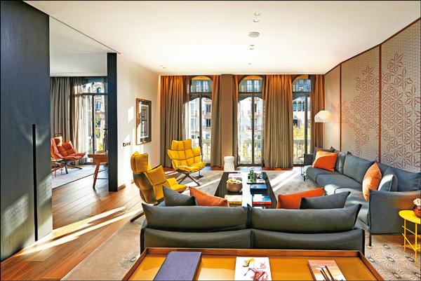 東方文華酒店是由西班牙知名女設計師Patricia Urquiola設計。