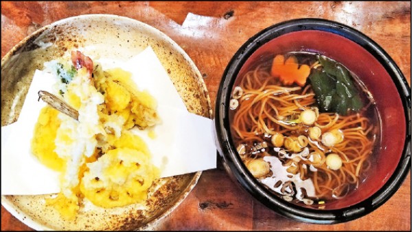 丁子庵天婦羅蕎麥麵營養美味。