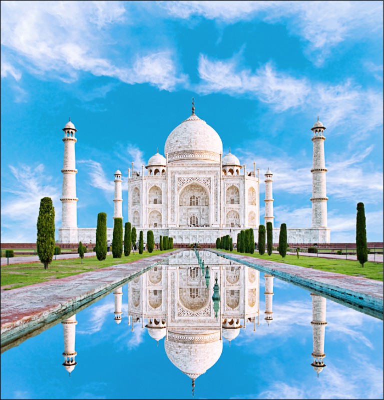 世界古、新七大奇景之一「泰姬瑪哈陵」。