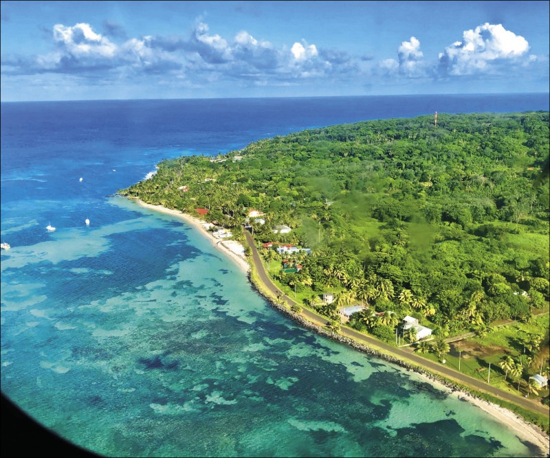位於加勒比海的玉米島，是尼加拉瓜東岸熱門的度假地點。