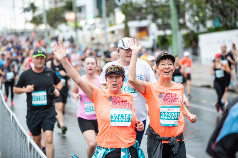 昆士蘭黃金海岸馬拉松有全馬、半馬、迷你馬、趣味馬4種賽程，適合各種年齡及程度的跑者參與。（昆士蘭旅遊及活動推廣局提供 ）