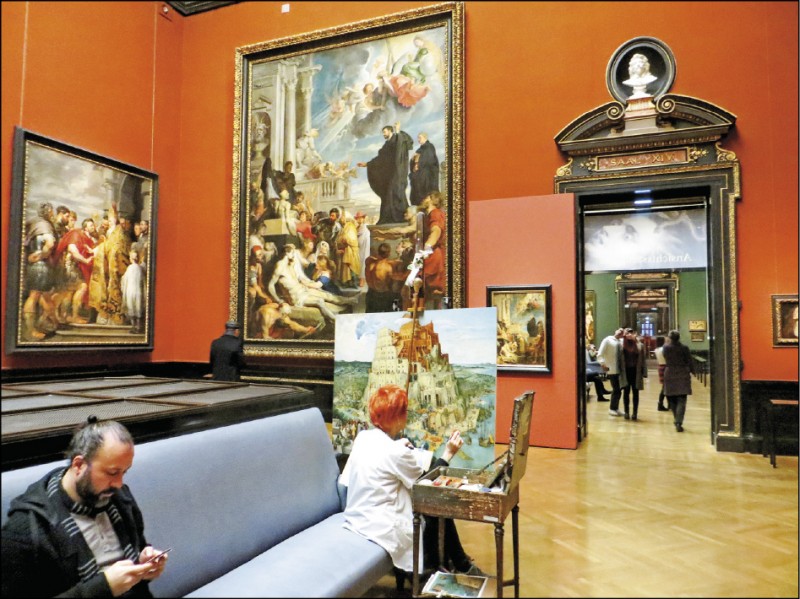 藝術史博物館一隅。