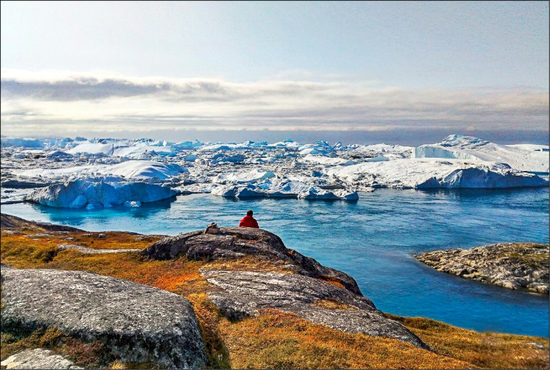 在黃線登山步道的制高點所見之景。
