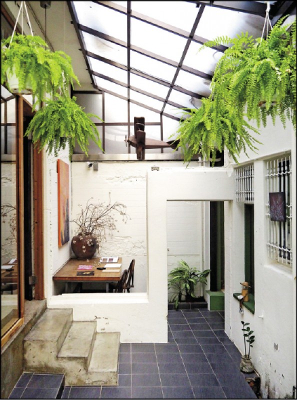 「艸祭Book inn」的每個角落布置都別具巧思。