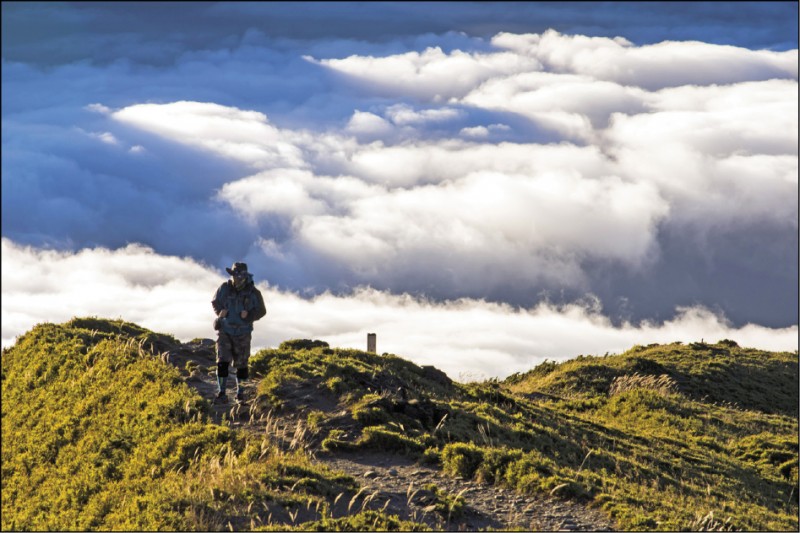 壯麗的雲海，如同漫步在雲端。