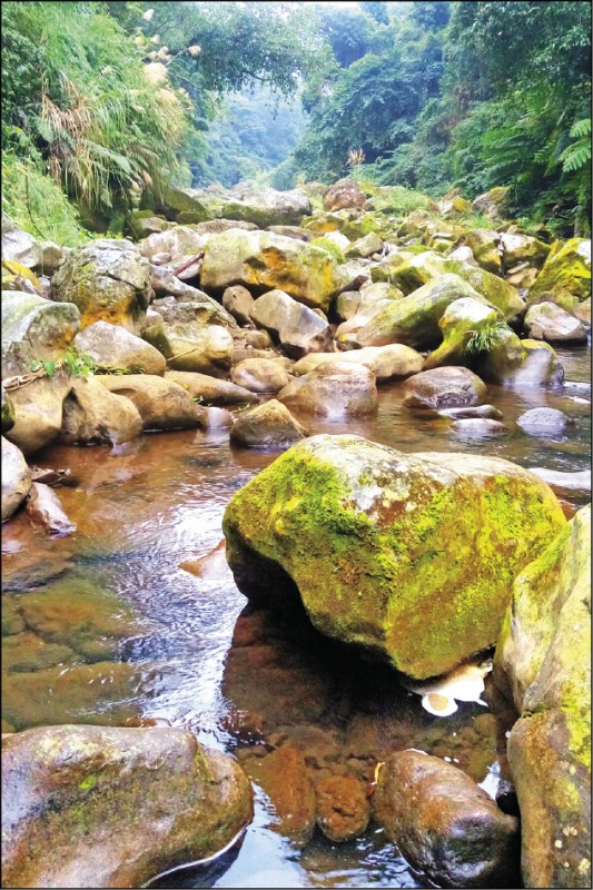 涵谷關是鳳山溪最漂亮的景觀段。（羅政宏提供）