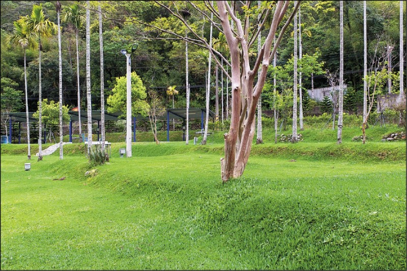 斯摩亞露營地分為草皮區與雨棚區等多個營地。