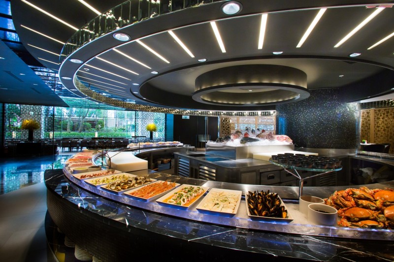 旅展期間各家飯店業者也推出眾多優惠。圖為晶華酒店。（晶華酒店提供）