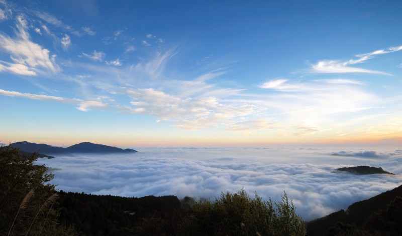 秋冬是觀賞阿里山雲海的最佳季節，夢幻景致令人難忘。（易飛網提供）