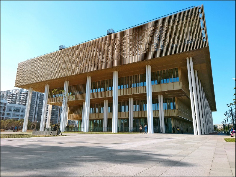 台南市立圖書館總館。（資料照）
